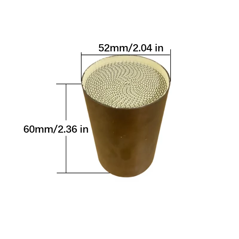 Универсальный 52-60 мм euro5 400 cpsi выхлопной трехсторонний каталитический улучшает