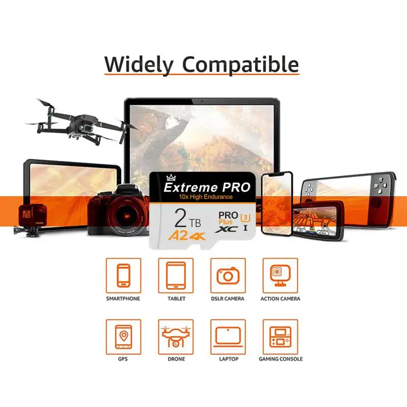 Мини-карта памяти Micro TF класс 10 128 ГБ 256 U3 4K