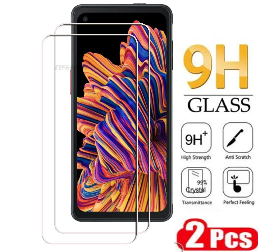 Фото 2 шт., 9H, 2,5D, закаленное стекло для Samsung Galaxy Xcover Pro 6,3 дюйма, SM-G715FN/DS G715W G715U, защитная пленка для экрана №1