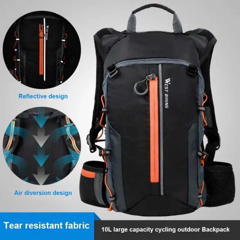 

WEST BIKING Cycling Backpack Mountain Bike Bag Outdoor Duffel Bag Lightweight Leisure Travel Bag Cycling Equipment
