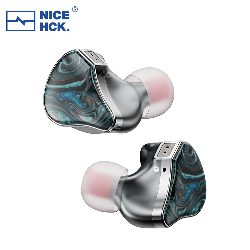 

NiceHCK Topguy Flagship Resin Audiophile Earbud 10mm Titanium Magnesium Alloy Dynamic HiFi In-Ear Earphone Monitor Music Headset