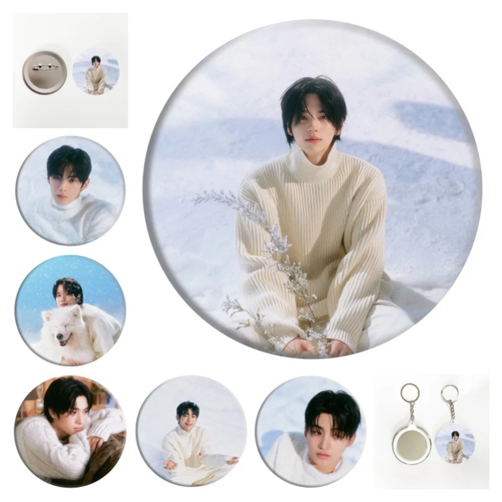 Kpop TWS INS стиль новый одиночный значок товары зеркальный брелок SHINYU DOHOON YOUNGJAE HANJIN