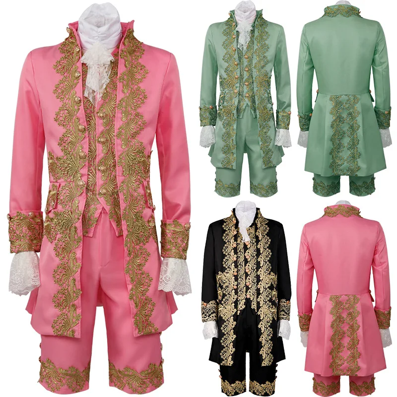 Костюм для косплея дворцового принца средневековый костюм винтажные мужские