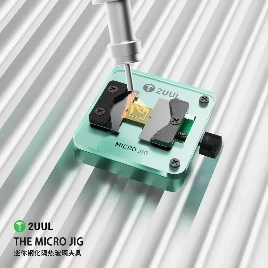 Фото 2UUL BH03 BH04 Держатель для ремонта мобильного телефона One Jig, стеклянный зажим с теплоизоляцией для чипа материнской платы, инструмент для реболлинга процессора IC №4