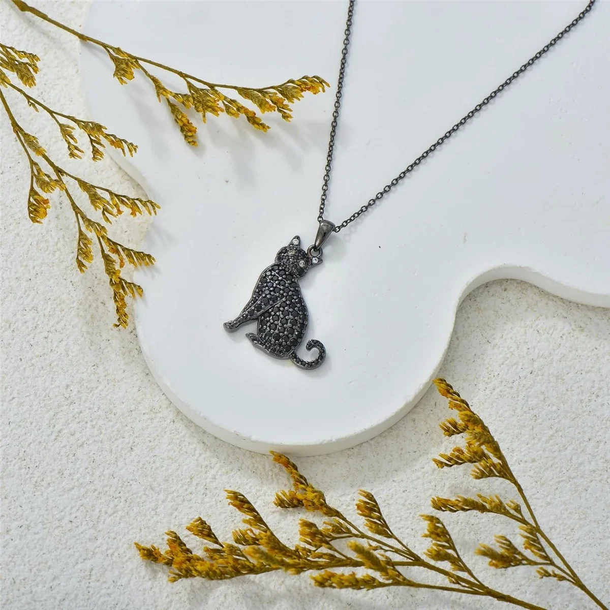 Креативное милое ожерелье с подвеской в виде кота-бомбии для женщин элегантное