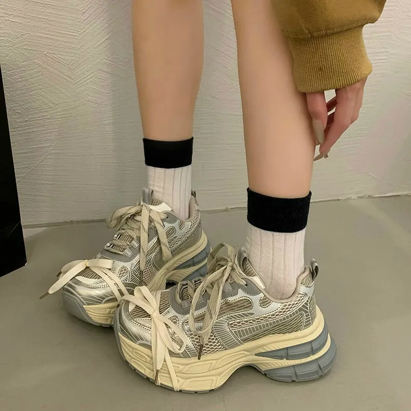 Женские кроссовки лето 2024 женская обувь для тенниса новые сетчатые с розами