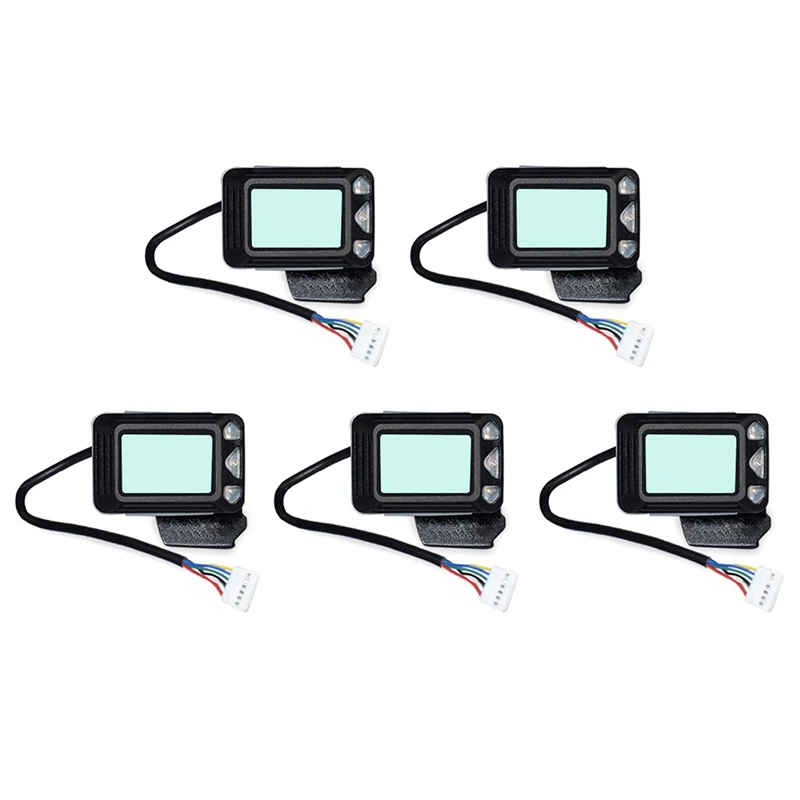 

5X 24V 36V Adjustable Electric Scooter Instrument Display Screen Switch Accelerator For 5.5 Inches Scooter Parts