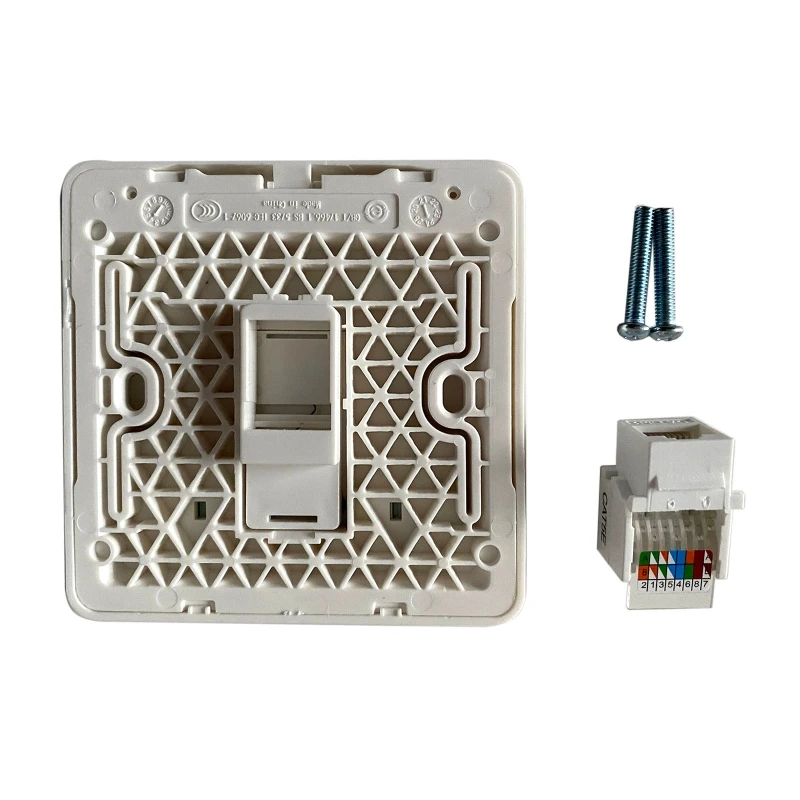 

Сетевой модуль UTP CAT5E с 2 портами, информационный разъем RJ45, компьютерный соединитель, Кабельный адаптер, разъем Ethernet, не требует инструмента