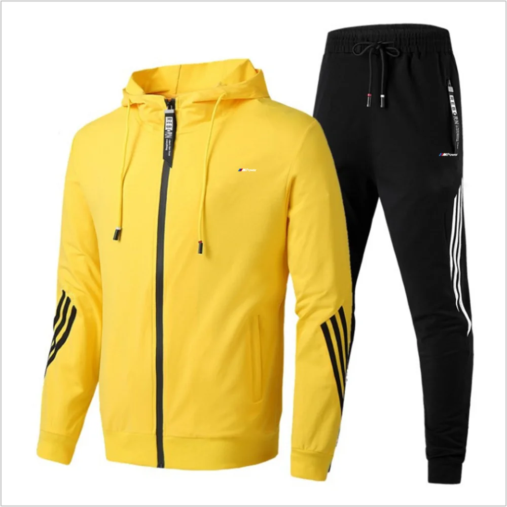 Four seasons, casual outdoor suit, spring and autumn style, polyester jogging jacket, men's hoodie, zippered Hoodie