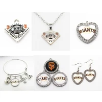 us baseball team san francisco dangle charms diy necklace earrings bracelet bangles buttons sports jewelry accessories