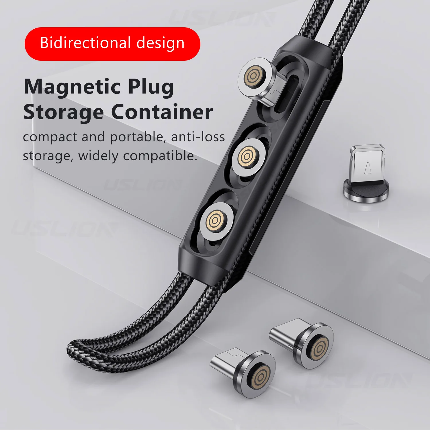 10 шт. 3 в 1, магнитные штекеры для кабеля