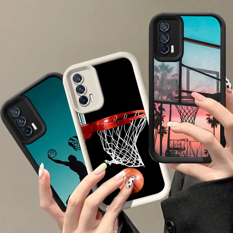 Cool Basketball Backboard Phone Case For VIVO V30 X80 X90 X100 Pro V29E V30E V40 Y75 Y78 Y100 5G Y02 Y17 Y22 Y76 S Y03 Y21 Y27