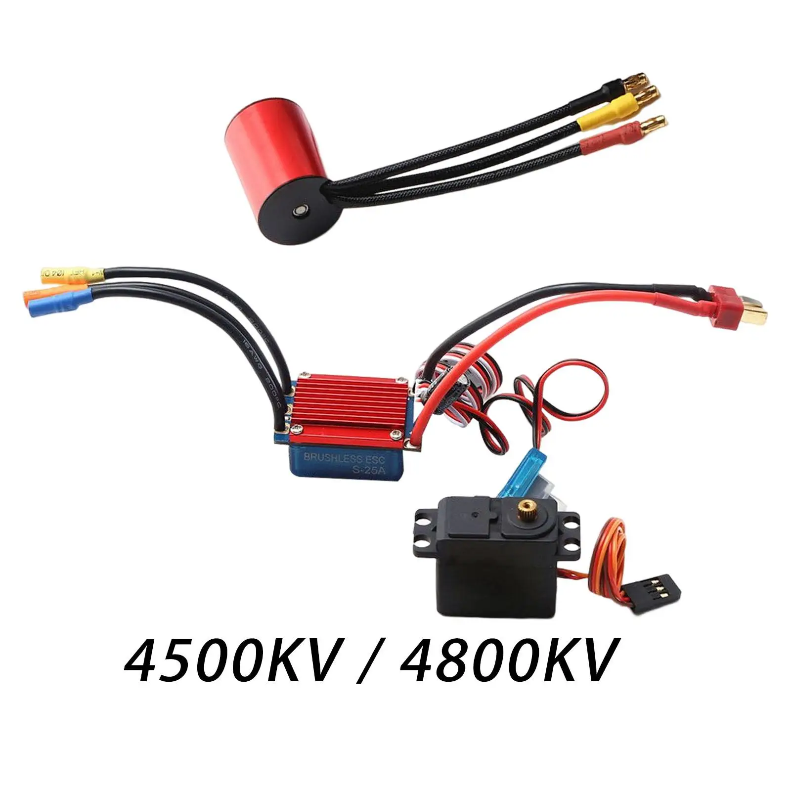 

Водонепроницаемые Наборы без датчиков, электронный регулятор скорости, бесщеточный двигатель ESC Combo metal комплект шестеренок