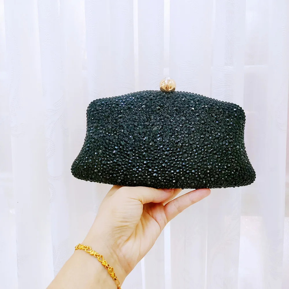 DGPEAFOWL Свадебные металлические клатчи вечерние коктейльные Стразы кошелек и