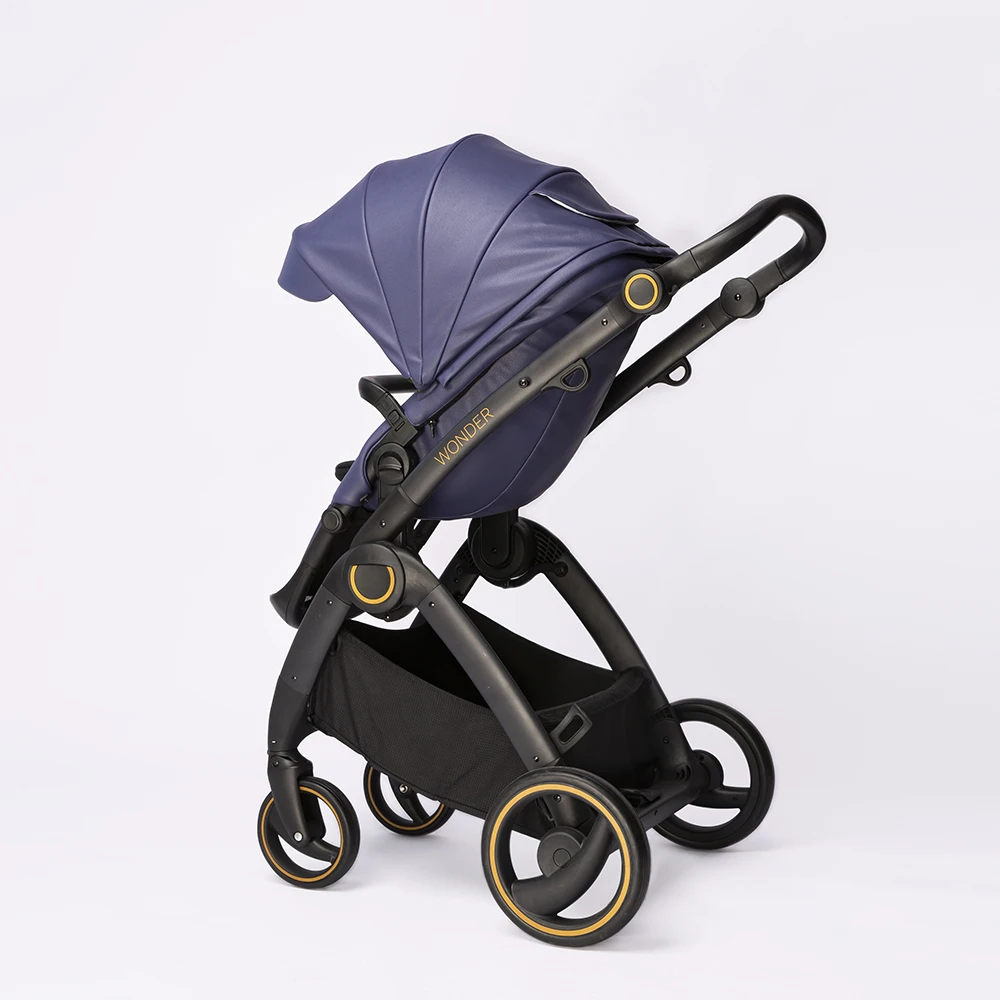 Новое поступление 2024 алюминиевая легкая автоматическая складная коляска Purorigin 3