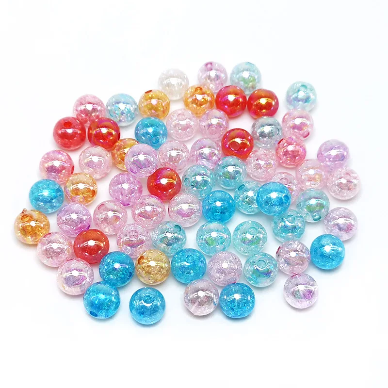 

8/10/12mm Symphony Acrylic Crack Bead Bracelet DIY Material Hand String Bead Jewelry Accessories