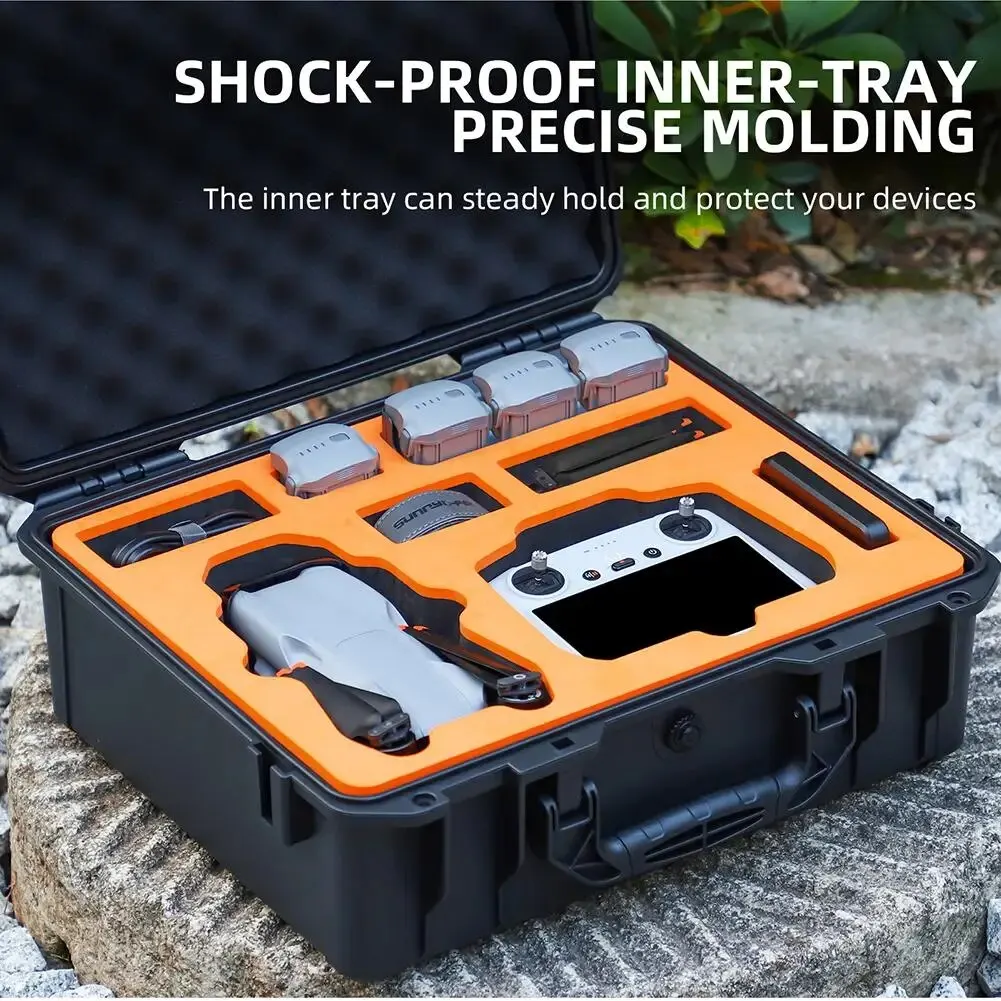 

Компактный водонепроницаемый чехол, совместимый с аксессуарами для дрона AIR 3, сумка для хранения с защитой от давления