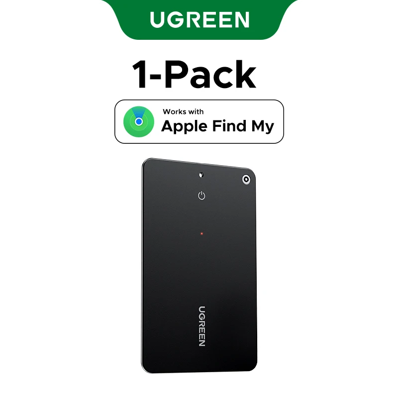 

Карта UGREEN Security SmartTrack работает с Apple Find My Wallet Bluetooth Tracker Phone Finder Водостойкая (только iOS)