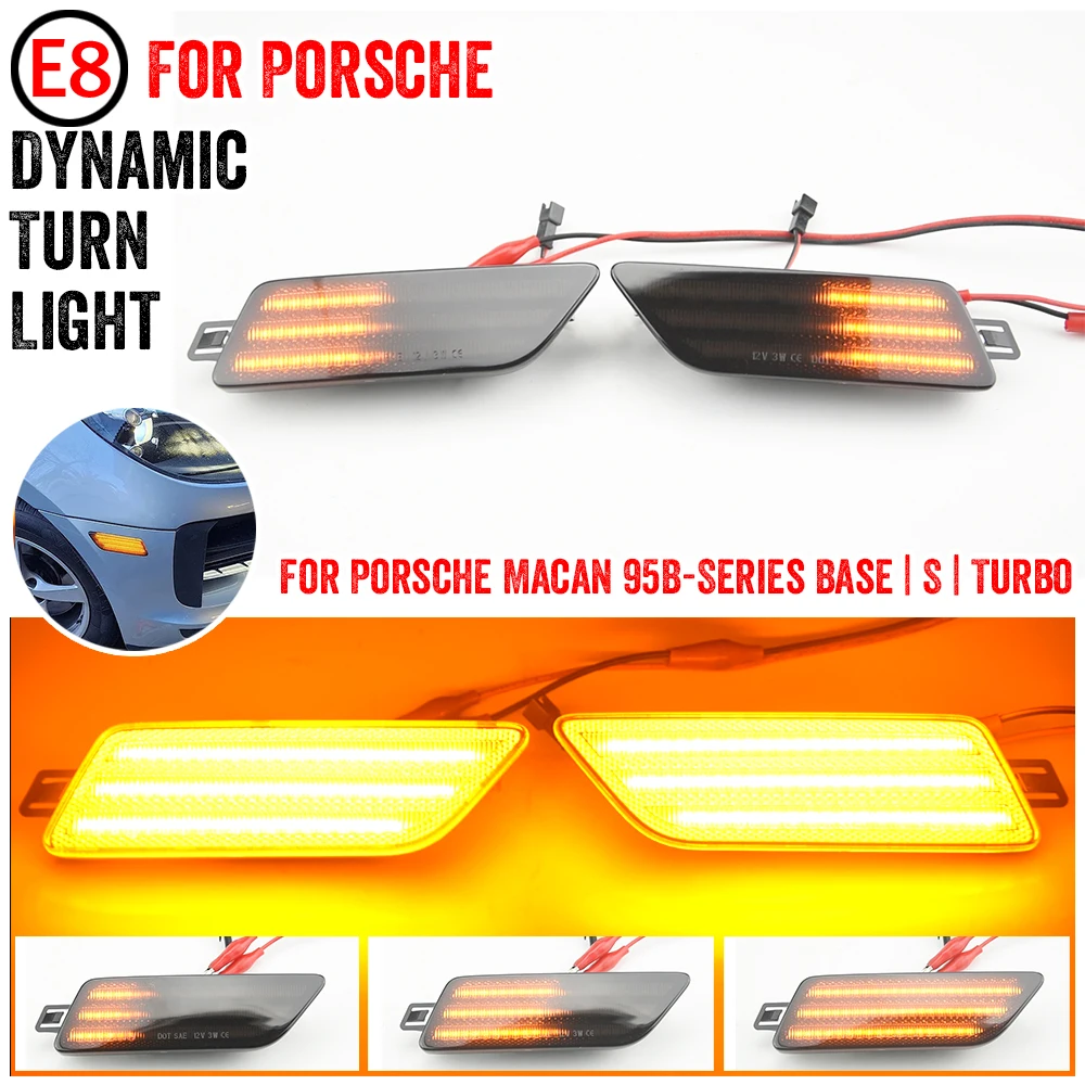 Автомобильный динамический индикатор переднего крыла указатель поворота для