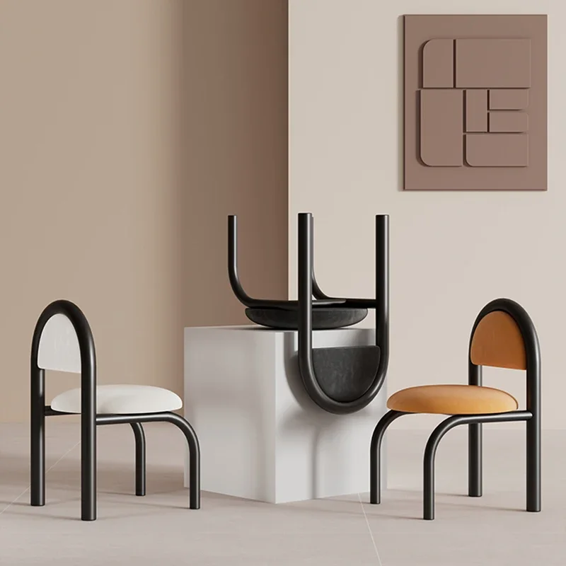 Скандинавский современный стул для макияжа комод металлический отдыха