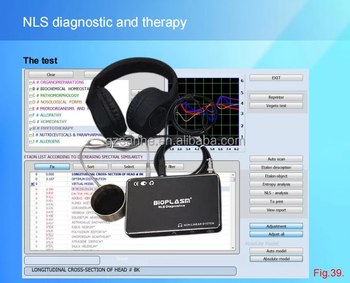 2024 Новый черный анализатор здоровья 9D NLS bioplasm nls