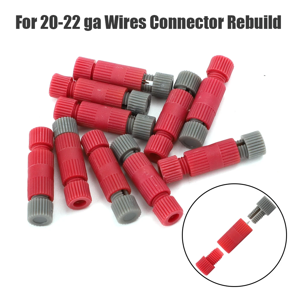 

Набор клемм для проводов 20-22 калибра красный 10 шт.