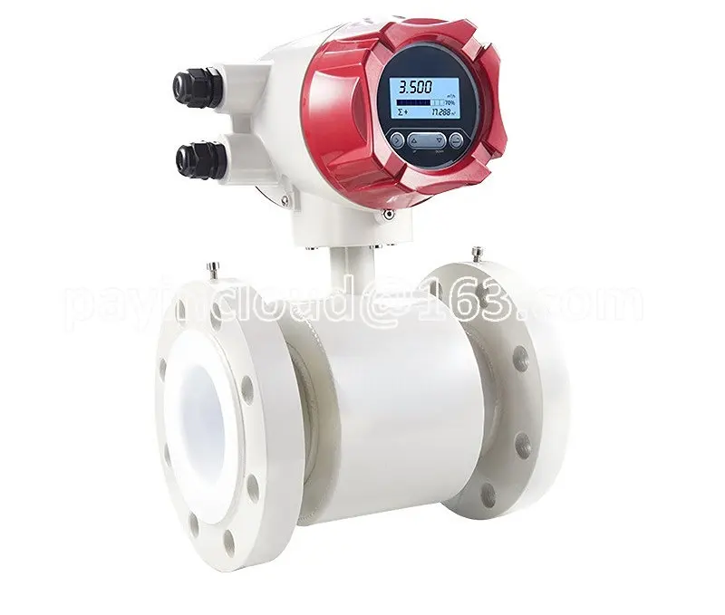 

Встроенный промышленный расходомер сточных вод производитель Dn100 гальванический жидкий трубопровод умный электромагнитный расходомер