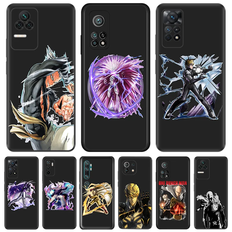 Чехол для телефона Redmi Note 11 11s Pro A1 A2 A3 K40 K50 K60 Xiaomi Mi 11T Lite 14 CC9 C61 One Punch Man мягкий черный