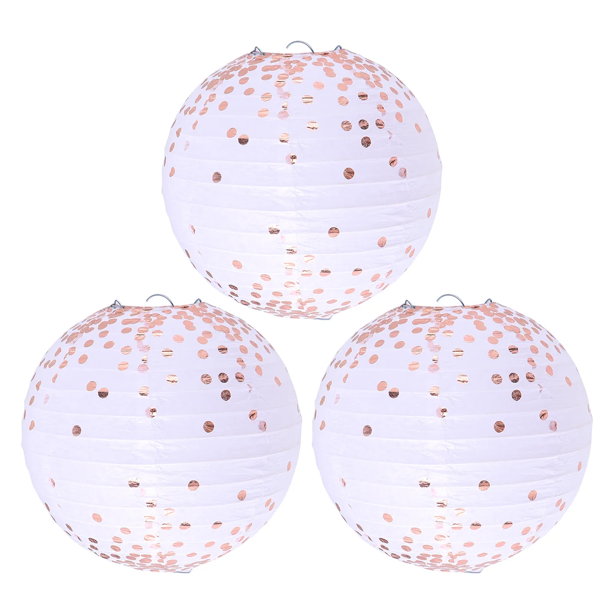 

3pcs Decorative Hanging Lanterns Foldable Lantern Paper Lantern for Party Birthday