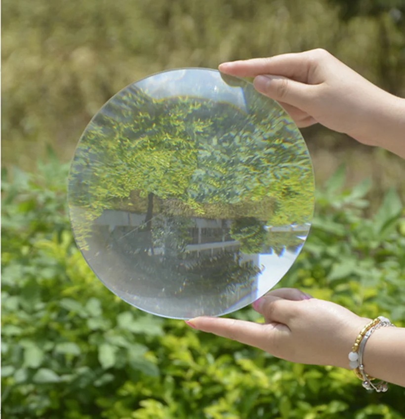 

130 мм линза Френеля, конденсаторные линзы с резьбой из ПММА, DIY очки, лупа, светодиодная проекционная лампа, концентрическая круглая линза