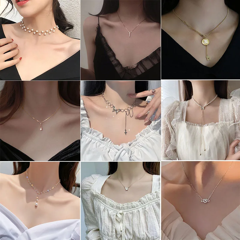 Лидер продаж многослойная цепочка золотого цвета для женщин модные аксессуары