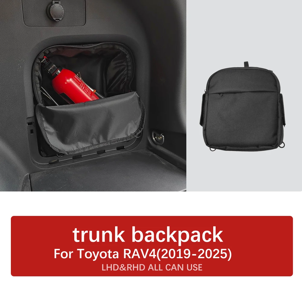 

Карман-органайзер для багажника Toyota RAV4 XA50 2019 2020 2021 2022 2023 2024 2025 RAV 4 Bag Trunk Cubby Storage Bag Trunk Cubby Storage Bag Cargo side pocket