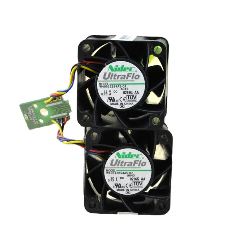 

SSEA New Fan Nidec 4028 12V 0.73A 1U Server Motherboard Fan W40S12BS4A5-07 Cooling Fan 40x40x28mm