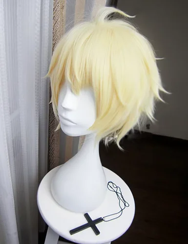 Аниме Серафим Конца Owari no Seraph парики Микаэла Хякуя парик короткие светлые