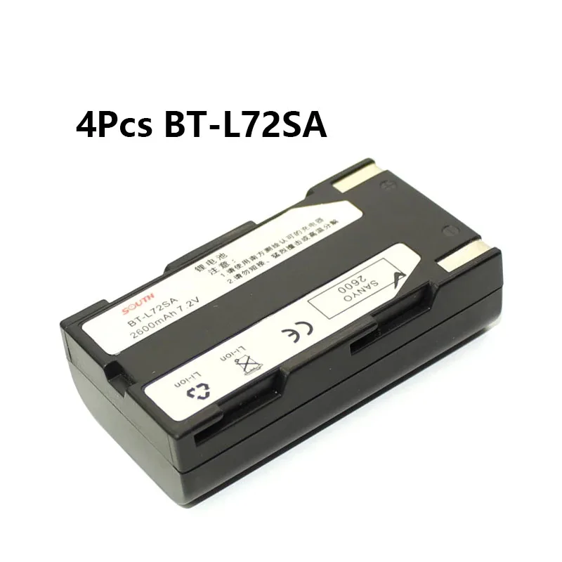 

4PCS BT-L72SA Battery for South Total Station GPS RTK S82 S86 S82T S86T