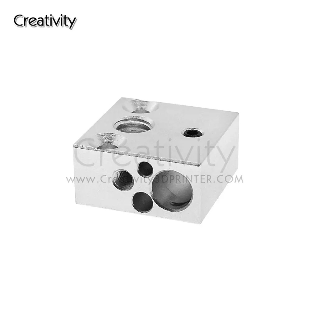 Нагревательный блок CR8 CR10 алюминиевый нагревательный для экструдера 3D-принтера