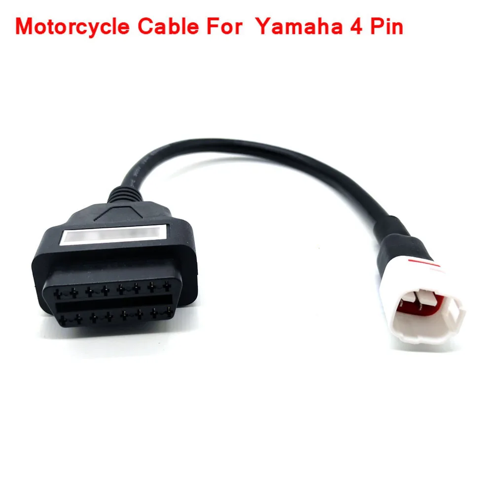 OBD мотоциклетный кабель для Yamaha 3 Pin/4 Pin Штекерный диагностический 3Pin/4Pin к OBD2