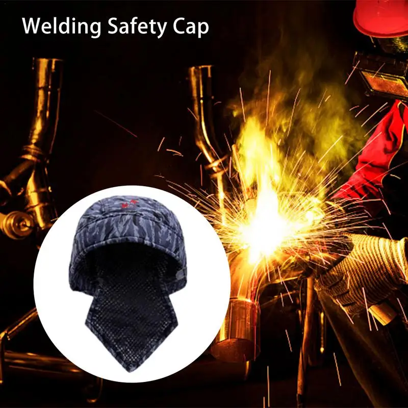 

Fire Resistant Head Protection Innovative AntiScalding Hat For WeldingSafety Washable FlameRetardant For Labor Insurance Welding