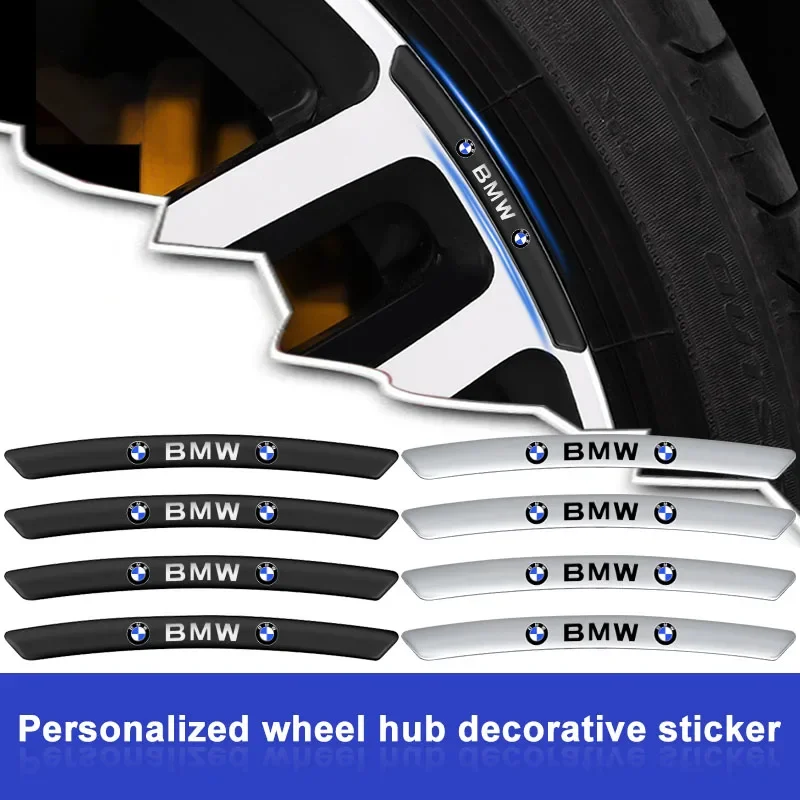 4 шт. наклейка на колесо автомобиля эмблема украшение для BMW 320Li 325Li 330Li 325i E60 E64 E70 E83