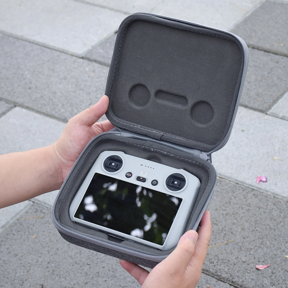 

Light Grey Sqaure Carrying Case Household Aaccessory Storage Bag for DJI for Remote Control Parts Carrying Case
