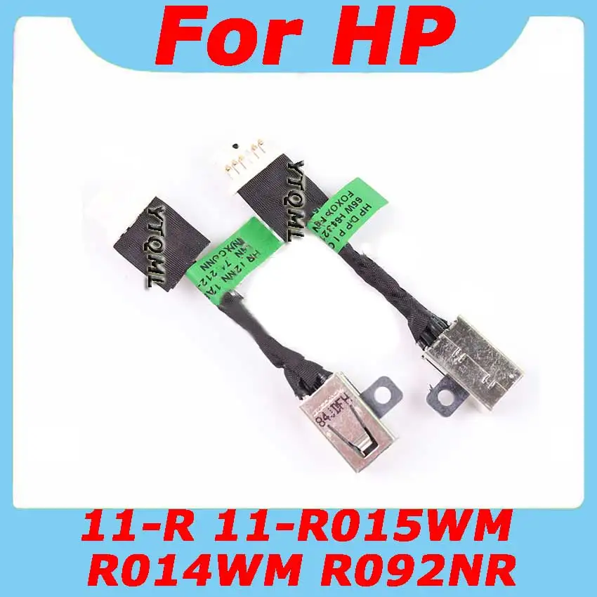 

1-10Pcs New Laptop DC Power Jack Cable For HP 11-R 11-R015wm R014wm r092nr Charging Port Connector