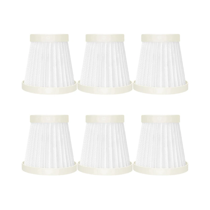 

6Pcs HEPA Filter Replacement Accessories For MIXIAOBAI Wire Type LF-12 Robotic Vacuum Cleaner