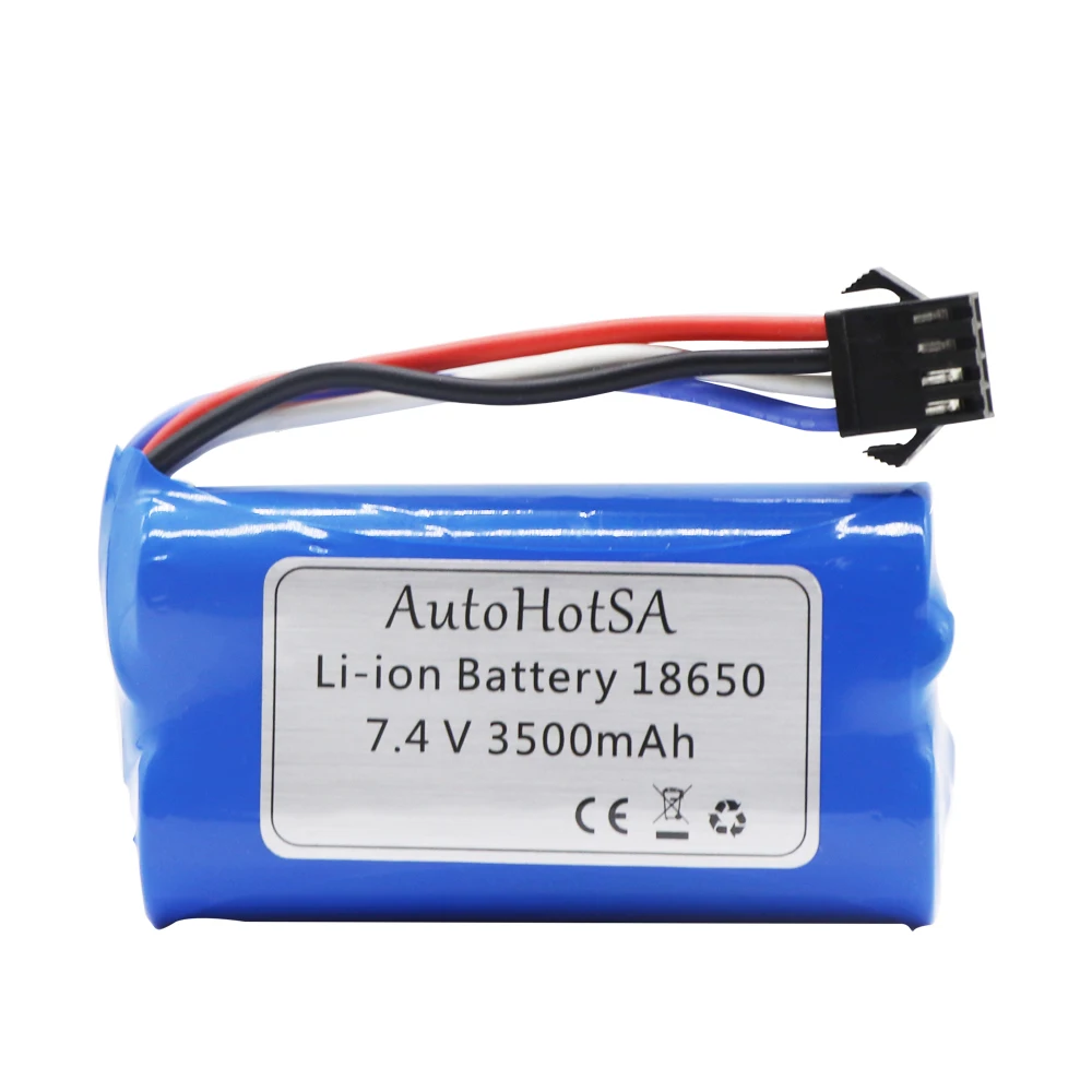 Литий-ионный аккумулятор SM-4P 2S 7 4 В 3500 мАч 18650 для HQ960 961 962 Udi902 Udi007 Udi001 Udi002 R/C