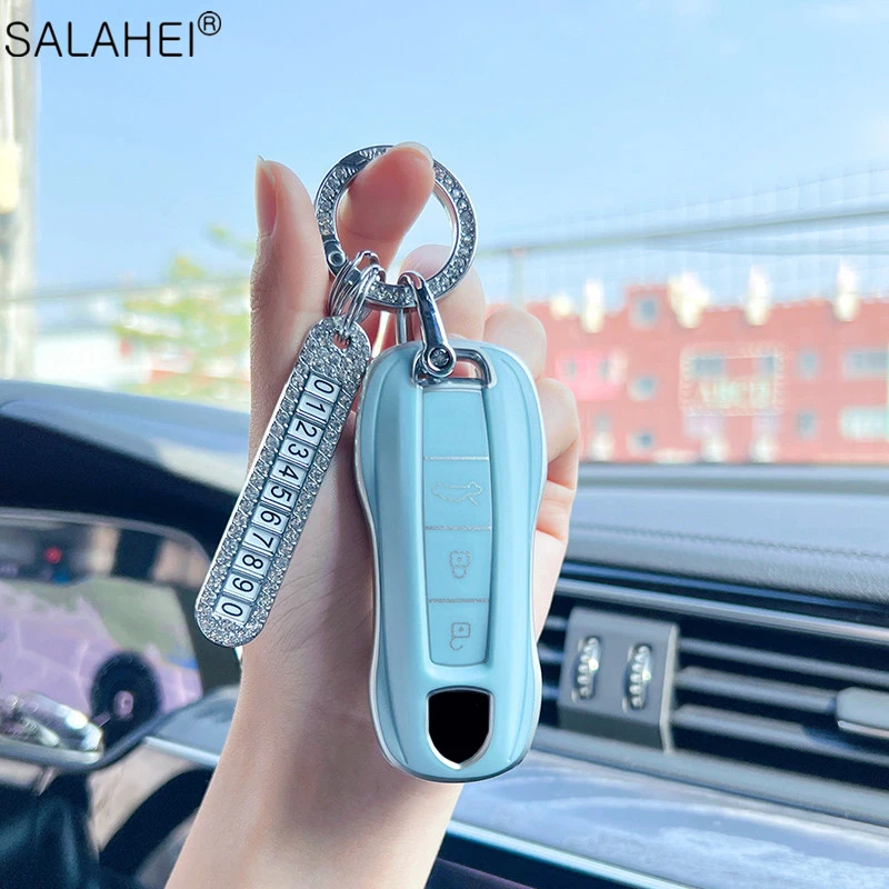 

TPU Car Keyless Smart Key Case Cover For Porsche Cayenne 958 911 lepin 996 macan Panamera 997 944 924 987 987 gt3 Cayman 987