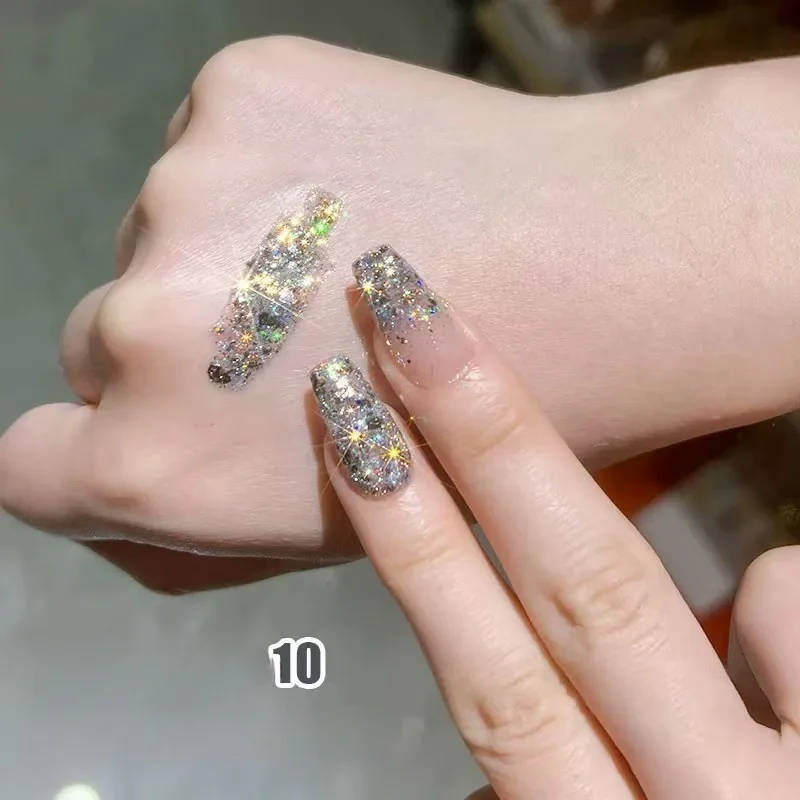 12 мл алмазный звездный свет гель-лак для ногтей цветной блестящий с блестками