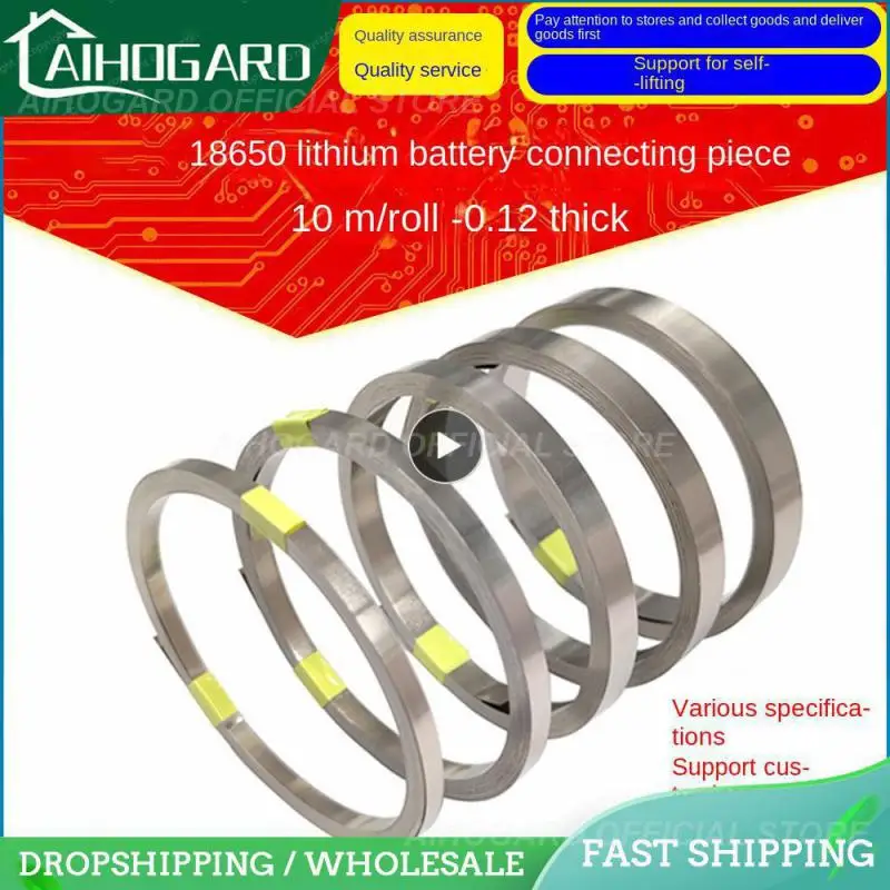 

1~10PCS Meters 18650 Lithium Battery Connection Sheet Nickel Plated Steel Strip Battery Power Battery Accessories Nickel Sheet