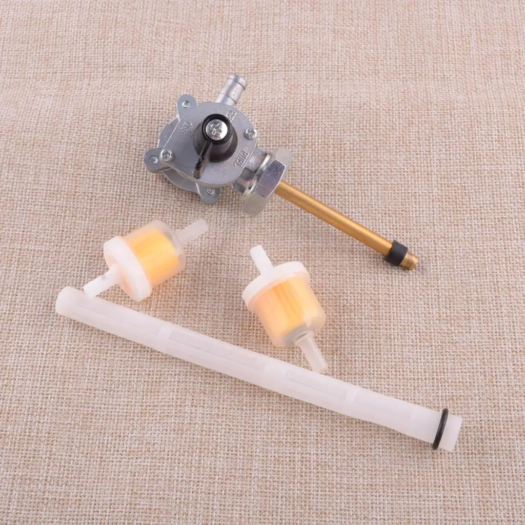 

Silver Zinc Alloy Motorcycle Petrol Fuel Vacuum Valve Tap Petcock Switch Fit for Honda CB600 HORNET CBR600 F2 F3