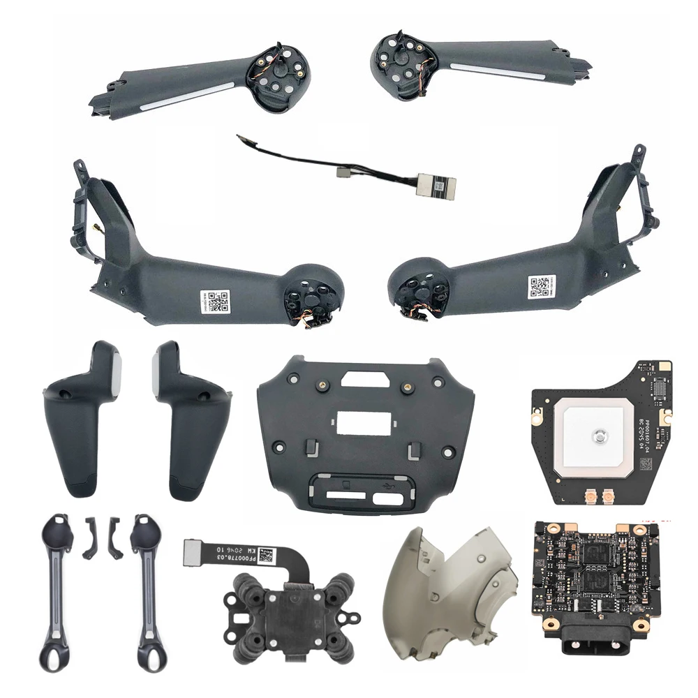 Original DJI FPV Drone Replacement Repair Parts Top Cover Gimbal Signal Cable Arm Motor Landing Gear Bottom Frame GPS ESC Module