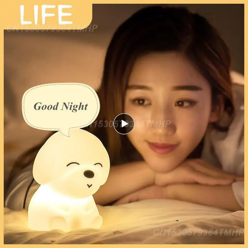 

Soft Eye Protection Silicone Night Light Minimalist Appearance Led Night Light Touch Sensor Suitable For Multiple Scenarios