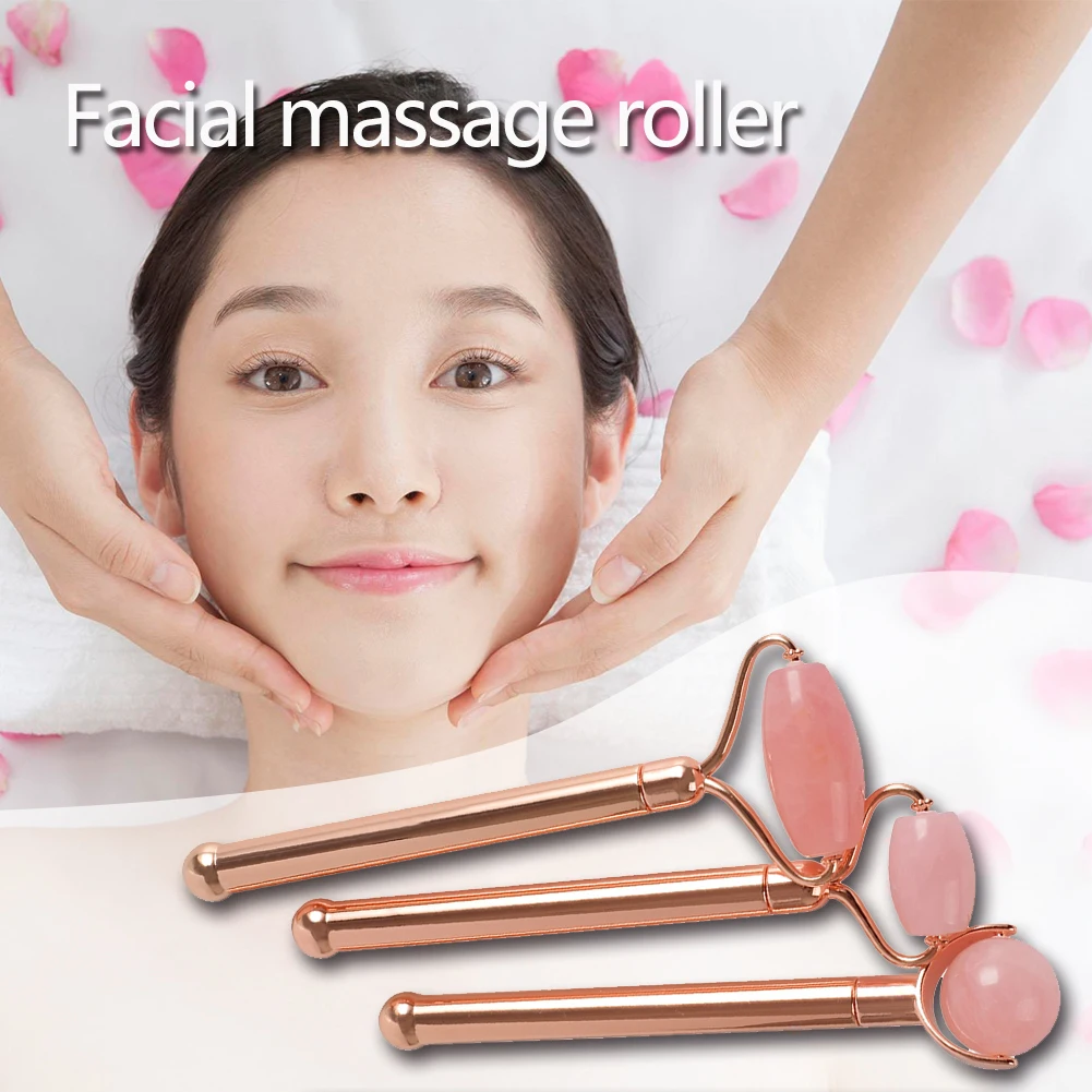 

Facel Body Massage Roller Jade Fashion Unique Accelerate Skin Absorption Stone Double Heads Skin Slim Lifting Health Care